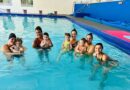 Okthos Natação e Dança tem piscina aquecida e ambiente climatizado
